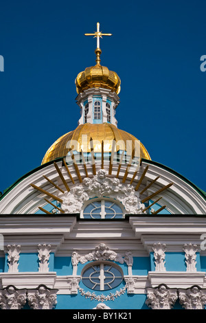 St.-Nikolaus Kathedrale, erbaut von 1753 bis 1762 für den Einsatz von Matrosen und Marine Mitarbeiter ist ein gutes Beispiel für Russisch Stockfoto