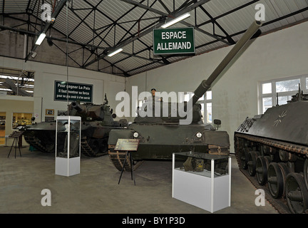 Deutscher Panzer-Anzeige im Panzermuseum Saumur Frankreich Stockfoto