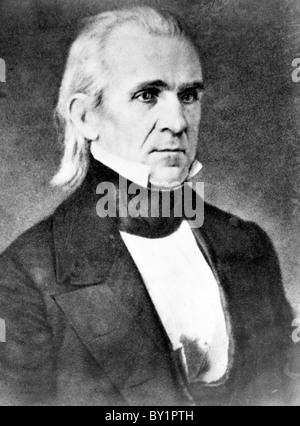 James Knox Polk, 11. Präsident der Vereinigten Staaten Stockfoto