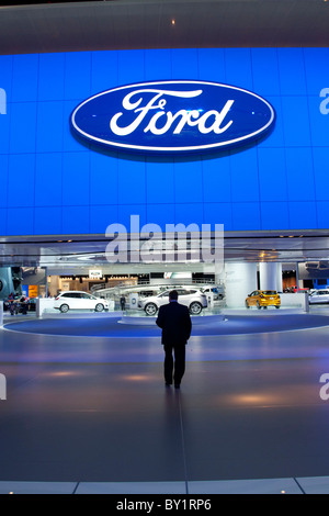 Ford-Anzeige auf 2011North American International Auto Show Stockfoto