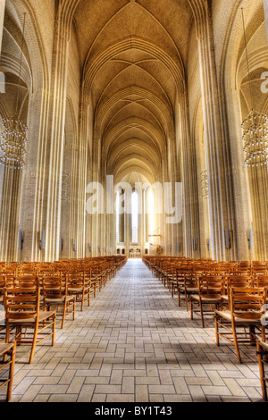 Innen Volkshochschulen-Kirche in Kopenhagen Stockfoto