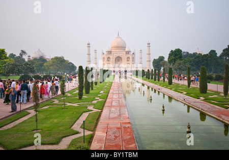 Das Taj Mahal in Agra, Indien Stockfoto