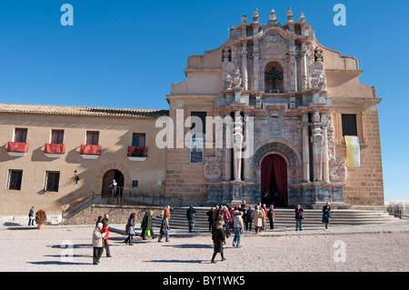 Mittelalterliche Burg von Santa Cruz, Caravaca De La Cruz in der Provinz Murcia, Südosten Spaniens. Stockfoto