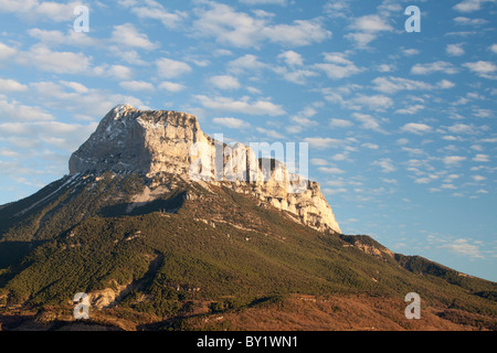 Sonnenuntergang am Peña Montañesa Peak, Huesca, Spanien Stockfoto