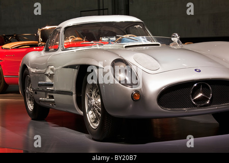 Deutschland, Stuttgart, Mercedes-Benz Museum, Mercedes-Benz 300 SLR Uhlenhaut Coupé Stockfoto