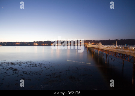 Bangor Pier, Menai Straits, Nordwales. Stockfoto