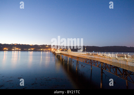 Bangor Pier, Menai Straits, Nordwales. Stockfoto