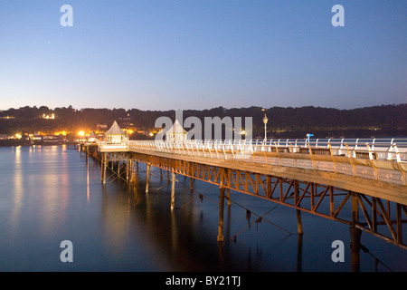 Bangor Pier, Menai Straits, Nordwales. Stockfoto