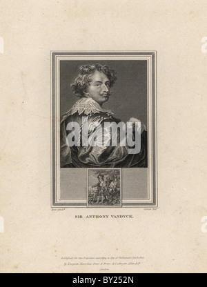 Selbstporträt von Sir Anthony Vandyck (1598-1641). Stockfoto