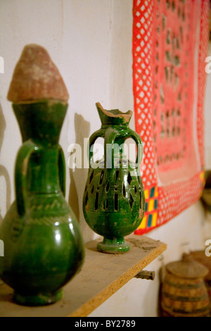 Ghadames, Libyen; Innenansicht eines der Häuser der Altstadt Stockfoto