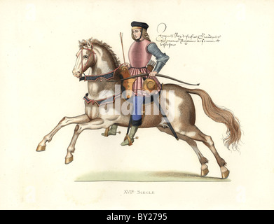 König Jakob IV. von Schottland (1473-1513) auf dem Pferderücken Stockfoto