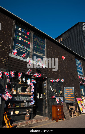 Strang Kai Antiquitäten und Sammlerstücken Shop Roggen East Sussex England Stockfoto