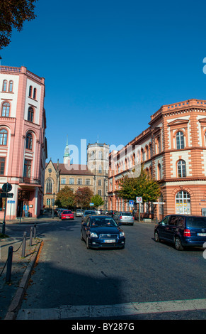 Görlitzer Deutschland Grenze der Innenstadt Architektur der Stadt Deutschland Polen Stockfoto