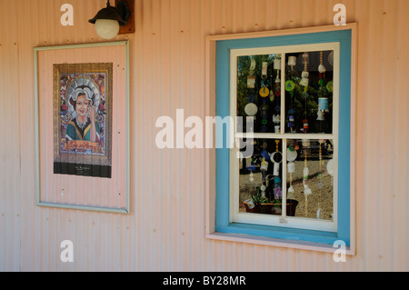 Alten Bahnhof Liebling einer afrikanischen Stadt in der Nähe der Westküste nördlich von Kapstadt Südafrika Evita Se Perron Zentrum Stockfoto