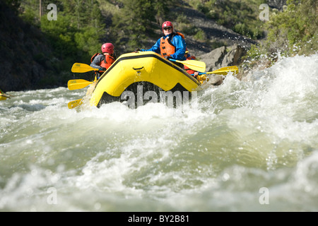 Middle Fork des Salmon River-Rafting, ID Stockfoto