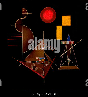 Wassily Kandinsky russischen Russland Maler Malerei Launisch 1930 Leight Im Schwer 1929 Leight schwere 1929 Stockfoto