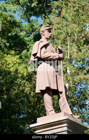 Kriegerdenkmal in Saratoga Springs, New York State, USA Stockfoto