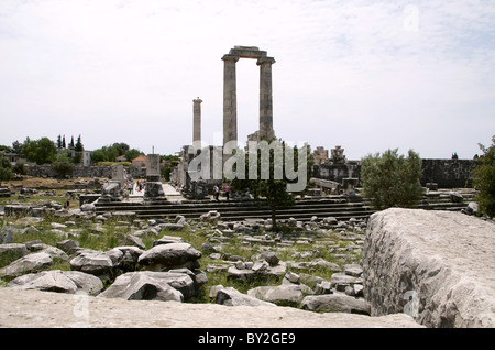 HISTORISCHE Ruinen der Tempel des APOLLO DIDIUM Türkei DIDIUM Türkei DIDIUM Türkei 22. Mai 2010 Stockfoto