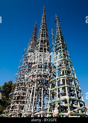 Watts towers Stockfoto