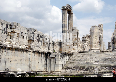 HISTORISCHE Ruinen der Tempel des APOLLO DIDIUM Türkei DIDIUM Türkei DIDIUM Türkei 22. Mai 2010 Stockfoto