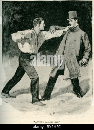 Sherlock Holmes; "Arthur erwischt ihn"; Januar bis Juni 1892 Stockfoto