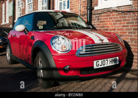 Rote Mini Auto Stockfoto