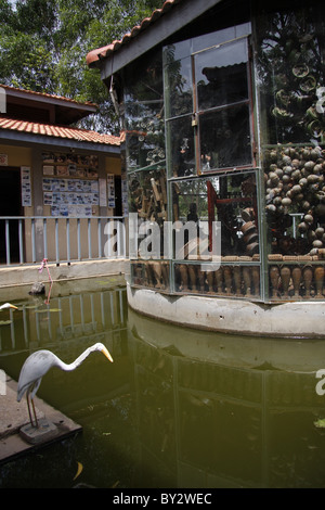 Das kambodschanische Land Mine Museum in der Nähe von Siem Reap, beherbergt eine Ausstellung über die Gefahren von Landminen. Stockfoto