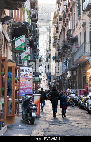 Quartieri Spagnoli (Spanisch Viertel) ist ein Teil der Stadt Neapel in Italien. Stockfoto