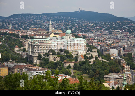 Spektakuläre Aussicht auf die alte Stadt Budapest Stockfoto