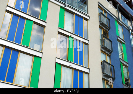 Neubauwohnungen auf der Halbinsel Greenwich Stockfoto