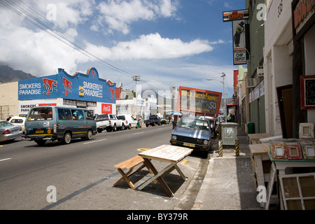 Woodstock Hauptstraße Geschäfte Stockfoto