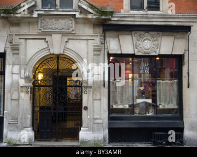Die Perücke-Box Stockfoto