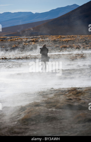Salar de Uyuni Tour (bolivianische Salinen) Stockfoto