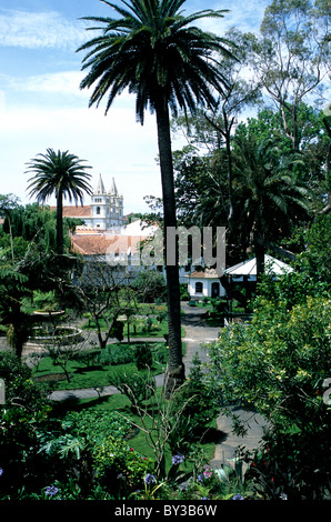 Jardim Municipal (Stadtpark) in Angra Heroísmo auf der Insel Terceira auf den Azoren Archipel Stockfoto