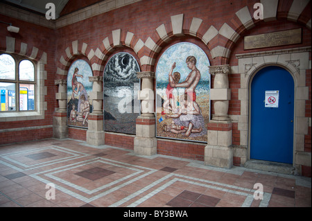 U-Bahnstation, Whitley Bay Stockfoto