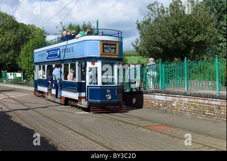 Colyton Bahnhof Seaton Straßenbahn devon Stockfoto