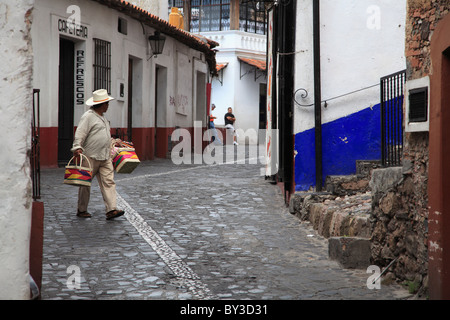 Taxco, koloniale Stadt bekannt für seine silberne Märkte, Bundesstaat Guerrero, Mexiko, Nordamerika Stockfoto