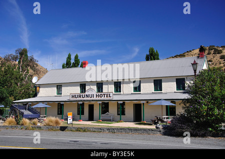 Historische Hurunui Hotel, Karaka Road, Hurunui, North Canterbury, Region Canterbury, Südinsel, Neuseeland Stockfoto