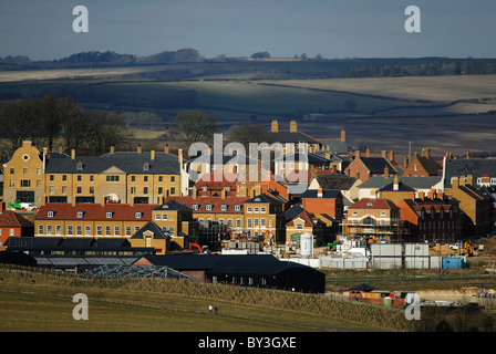 Die neue Entwicklung der Verkehrssysteme Dorf, Dorchester, Dorset, UK. Februar 2010 Stockfoto