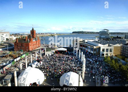 Das Hafenfest, Cardiff Bay. Stockfoto