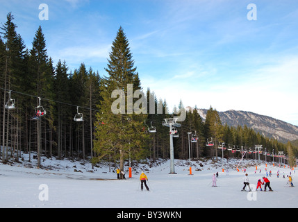 Jasna Niedere Tatra ist das größte Skigebiet in der Slowakei Stockfoto