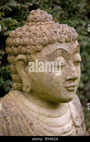 Buddha-Statue, Betonfertigteile. Stockfoto