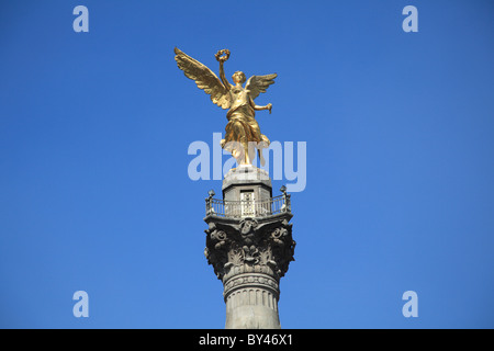 Independence Monument, Angel Statue, Paseo De La Reforma, Mexico City, Mexiko Stockfoto