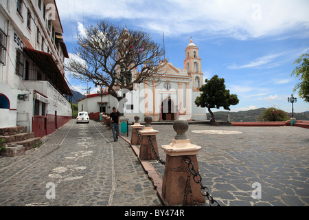 Guadalupe Chapel, ein bedeutender Wallfahrtsort, Taxco, Bundesstaat Guerrero, Mexiko, Nordamerika Stockfoto