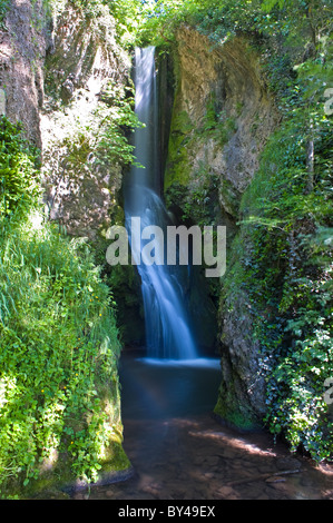 Dyserth Wasserfall, Dyserth, Denbighshire, North Wales, UK Stockfoto