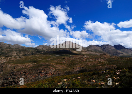 Berge von Groot Swartberg Nature Reserve. Prince Albert, Südafrika. Stockfoto