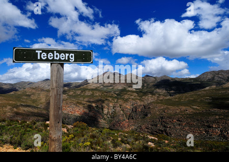 Berge von Groot Swartberg Nature Reserve. Prince Albert, Südafrika. Stockfoto