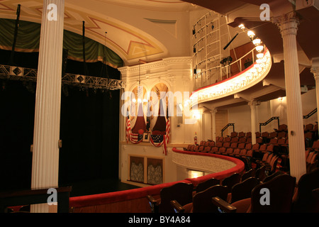 Ford es Theater, Balkon wo Abraham Lincoln saß, als er im Jahre 1865 erschossen wurde Stockfoto