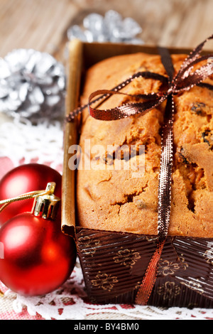 Weihnachtskuchen Stockfoto