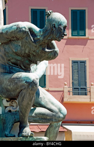 Monumento dei Quattro Mori ("Denkmal von den vier Mohren"), Livorno Stockfoto